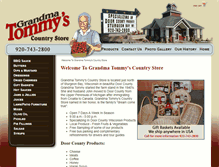 Tablet Screenshot of grandmatommys.com